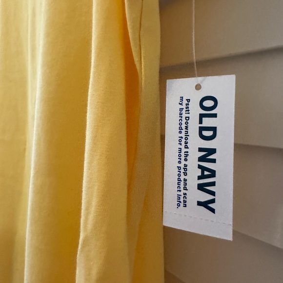 Old Navy Yellow Midi Dress - Picture 3 of 5